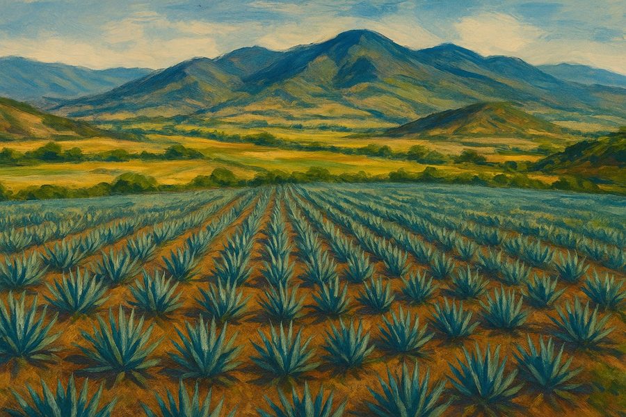 Illustration of an agave plant